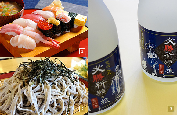 上越海鮮寿司/信州上田そば/オリジナルラベル日本酒