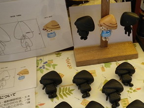 桑名市の公認キャラクターである「ゆめはまちゃん」をイメージしたドアチャイムなどの試作品を開発