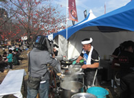 『あんかけチャンポン』と産業観光をＰＲするため、「B-1グランプリ in 姫路」の併催イベントである「姫路食博2011」に出展