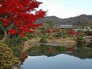 毛利氏庭園・博物館　桜・紅葉・国宝展