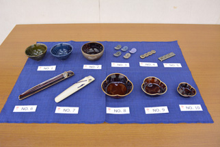 リサイクル陶磁器の試作品